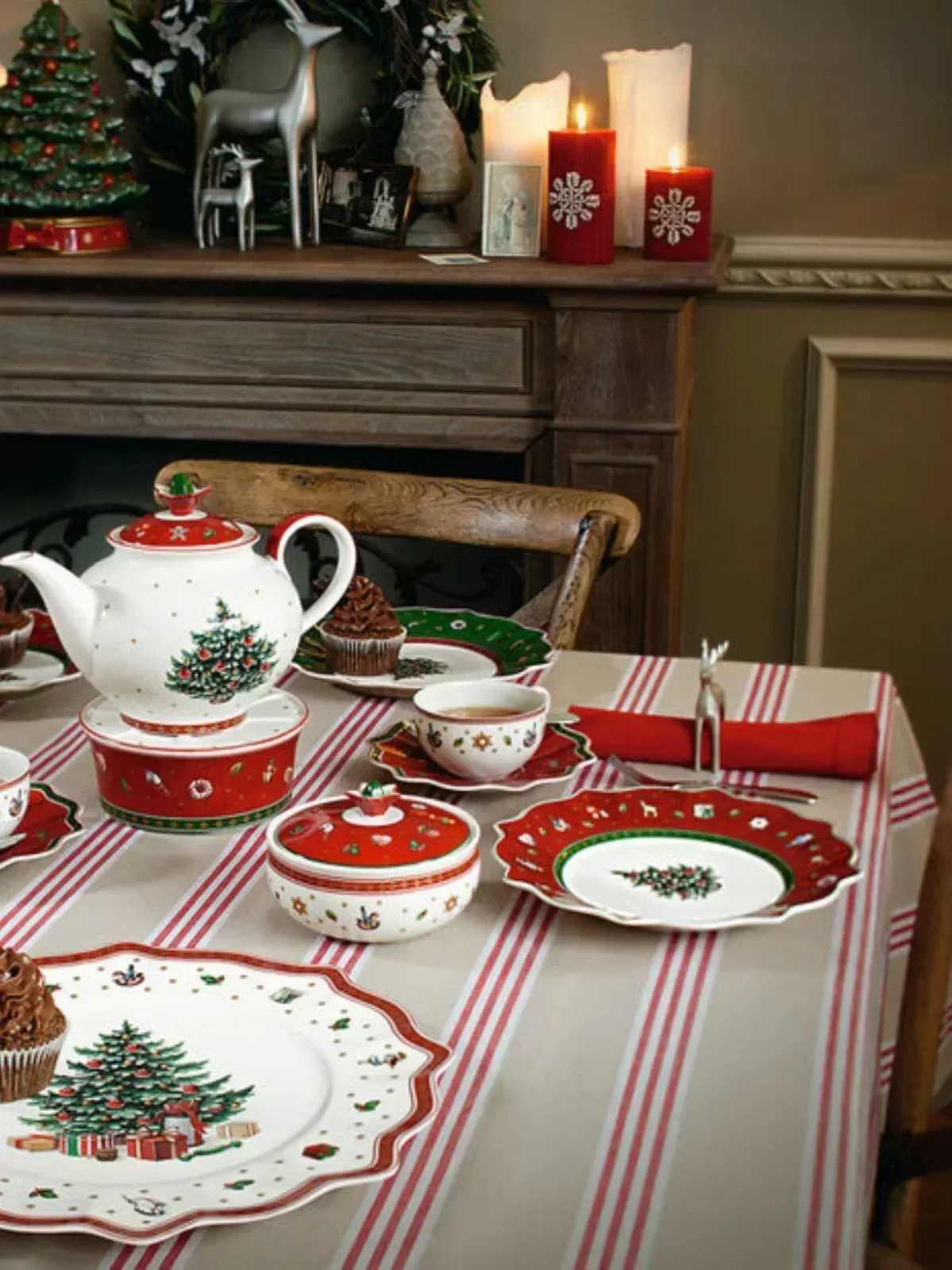 German VB Christmas Tableware Round Cake Mug Coffee Cup Salad Plate