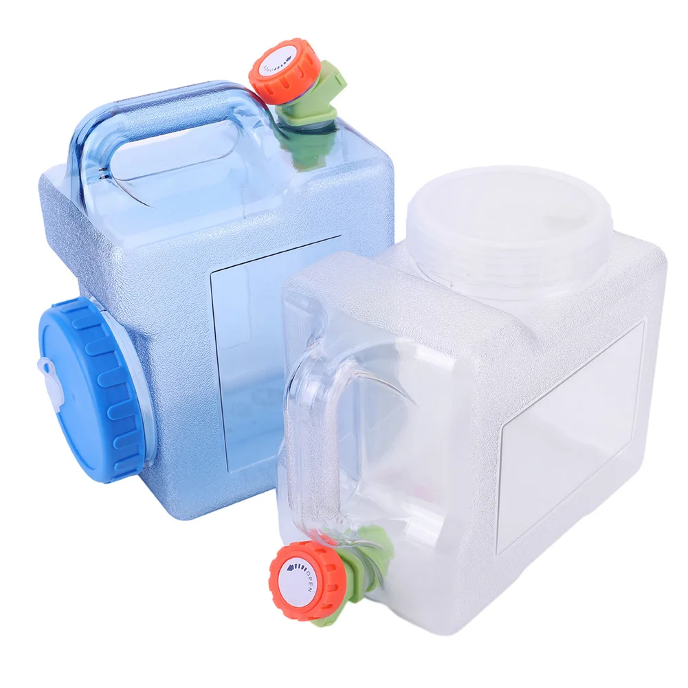 Water Storage Bag 3L Drinking Water Jug with Spigot Camping Water Tank Multifunction Storage Carrier Leakproof for Hiking Self-Driving Tour