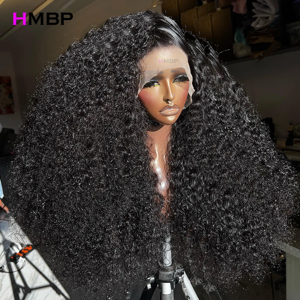 

Glueless Preplucked Human Wigs Ready To Go Transparent 13x6 Hd Lace Frontal Wig Kinky Curly Wave Front Wigs Human Hair for Women