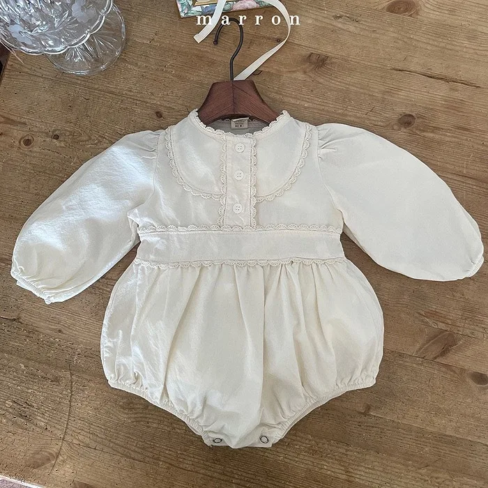 Body de manga larga para bebé, mono de princesa Floral, ropa informal de algodón para recién nacido de 0 a 24 meses, novedad de primavera 2024