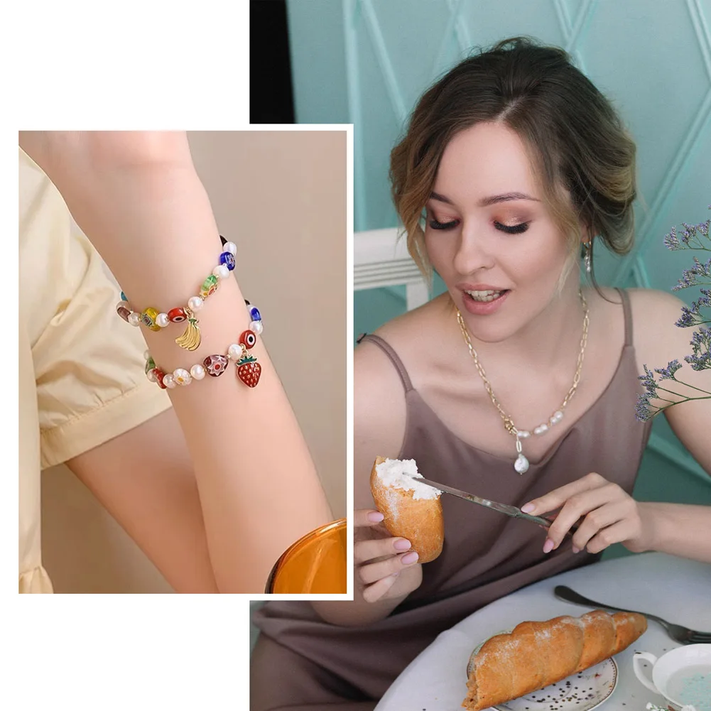 100/120Pcs Natural Freshwater Pearl Beads Round Shape Loose Spacer Bead For Jewelry Making DIY Women Bracelet Necklace Earring