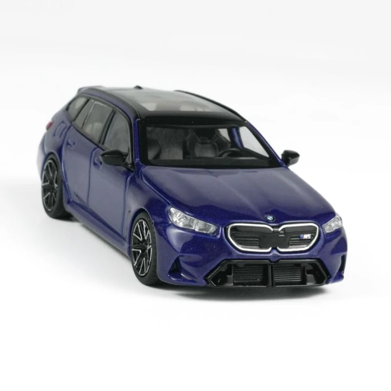 MINIGT 1:64 BMW M5 투어링 G99 마리나 베이 블루 메탈릭 MGT 합금 자동차 모델 1080