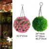 Solar Powered Garden Hanging Lantern Solar Topiary Ball Hanging Ornament for Wedding Decoration 4