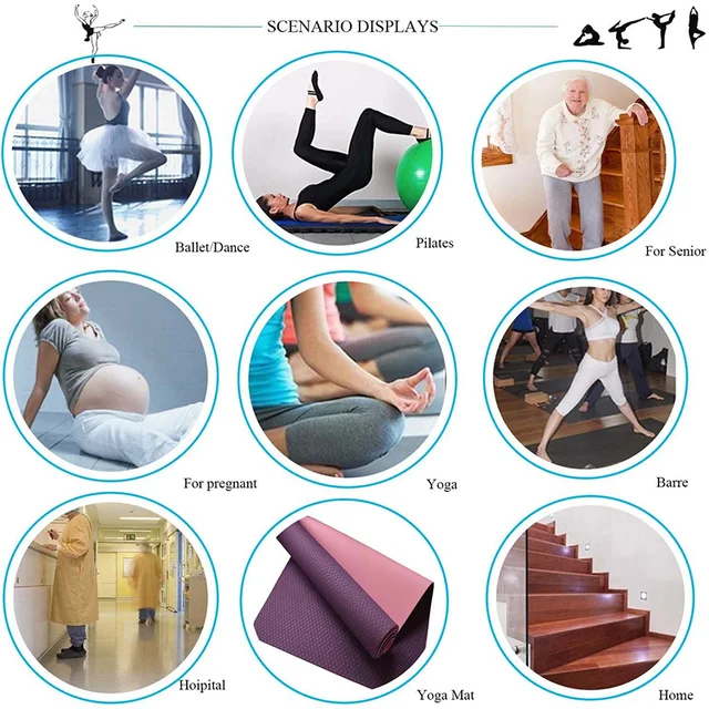 Non Slip Grip Yoga Socks Anti-Skid Slipper Barre Socks Sticky Socks for Yoga Pilates Barre Home Workout Sports 6