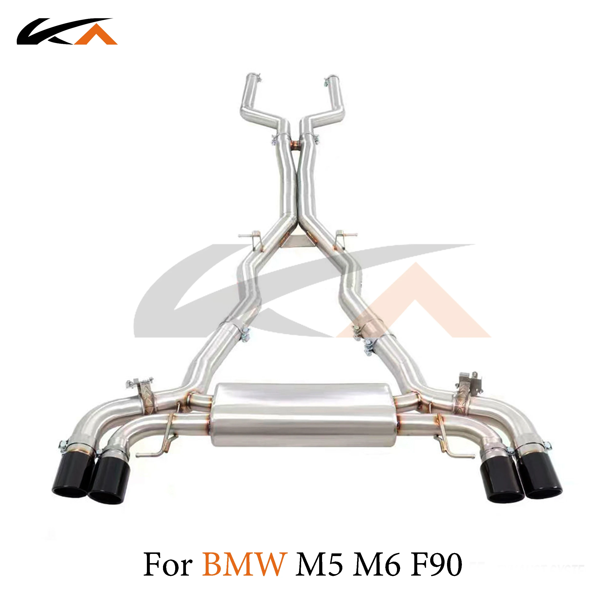 KA Tuning exhaust system stainless catback muffler valve car accessories For BMW M5 M6 F90 performance auto parts