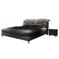 Lit de chambre principale européenne Design enfants deux personnes lit hôtel salon rangement moderne Cama Inteligente accessoires de maison 6