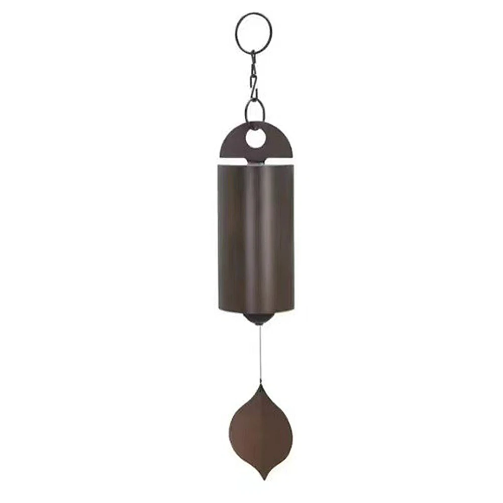 Wind Bell Retro Style Serenity Bell Wind Chimes Deep Resonance Metal Deep Tone Cylinder for Patio Yard Porch Garden Decor