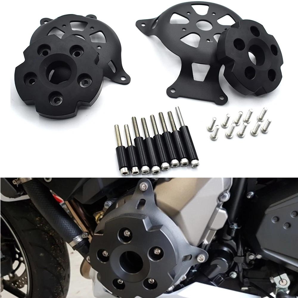 Motorcycle Engine Cover Engine Cover Protector Motorcycle Engine Stator Cover Engine Protective Cover Left Right Side Protector For KAWASAKI Z800 2013 2014 2015