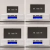 Floating TV Stand with 36 Electric Fireplace, High Gloss Finish Wall Mounted Fireplace Entertainment Center with Storage for TVs 6