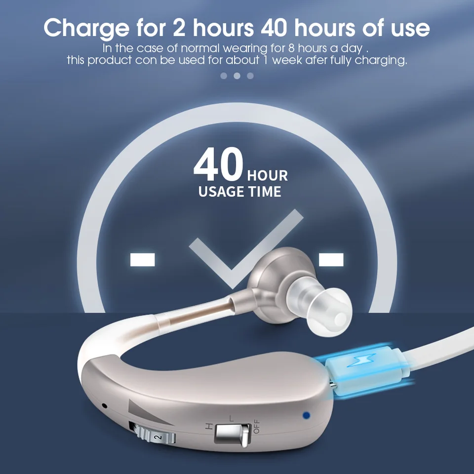 COPPIA APPARECCHI ACUSTICI Amplificatori Dell Udito Orecchio Ultra - Foto 1