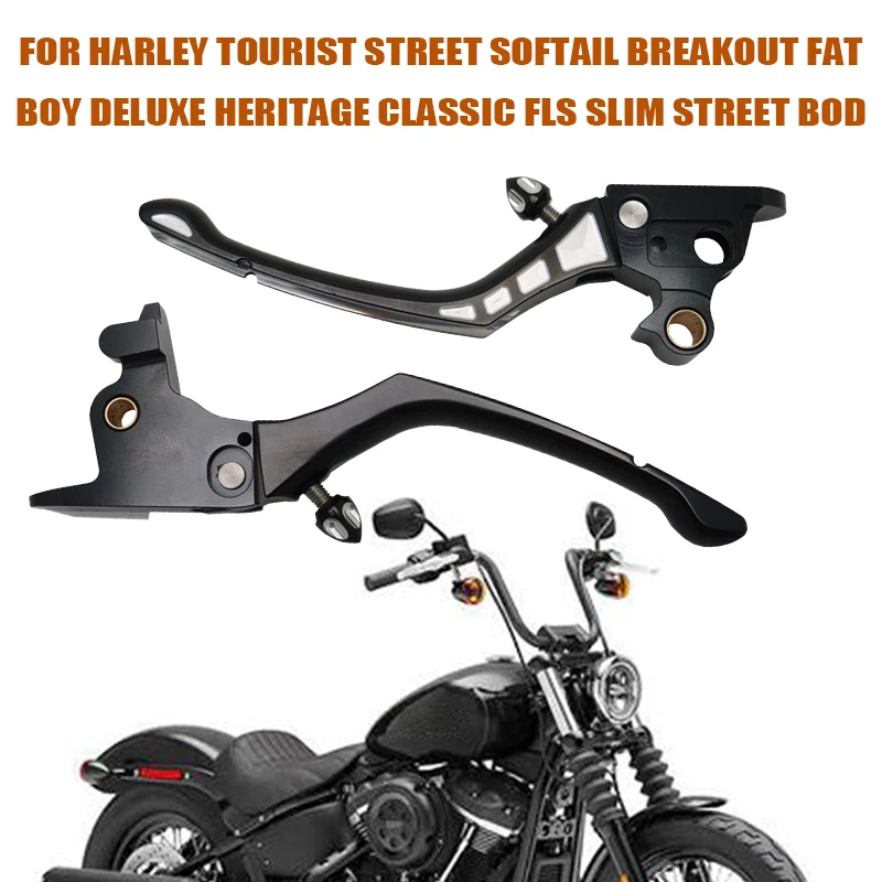 

Clutch Brake Lever Kit 2015 -2020 For Harley Tourist Street Softail Breakout Fat Boy Deluxe Heritage Classic FLS Slim Street Bod