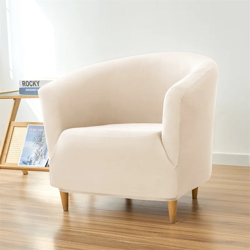 1PC Elastic Club Tub Armchair Cover Living Room Stretch Bar Accent Chair Slipcovers Single Sofa Covers for Counter Bedroom 3