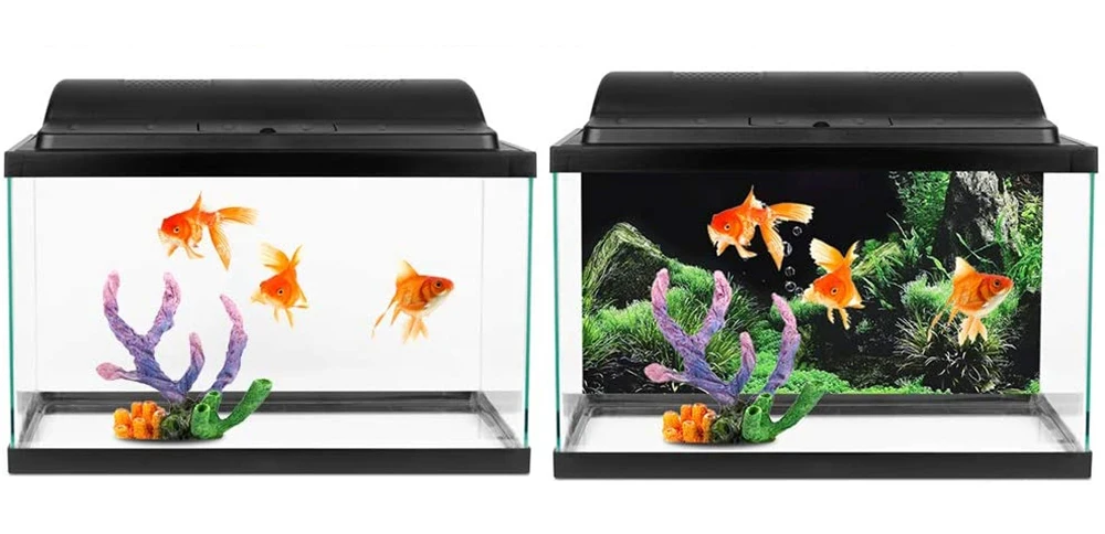 Title 7, 5 Size 3D Aquarium Background Poster PVC Adhesi...