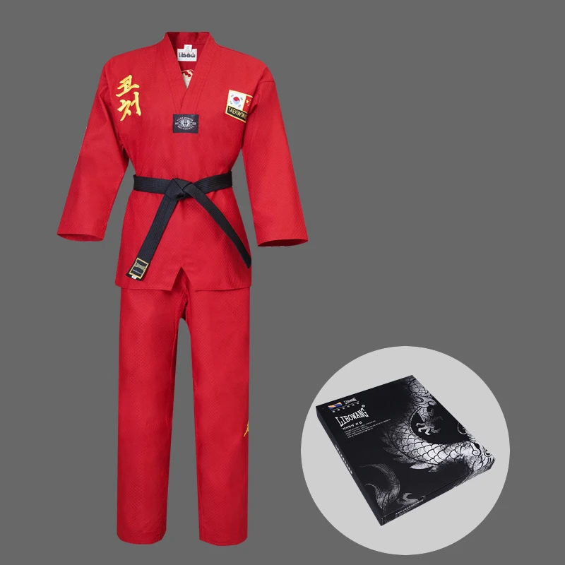 Uniforme de Taekwondo Gola V Adulto, Artes Marciais, Tae Kwon Do, Dobok, Equipa de Demonstração, Karatê MMA, Dragão Bordado, Unissexo, 2023