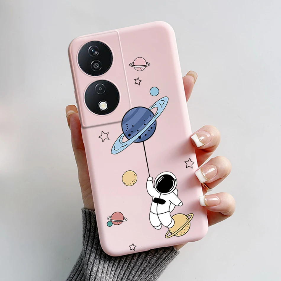 Cute Astronaut Cartoon Soft TPU Phone Case Cover