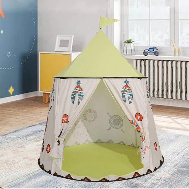 tenda-per-bambini-princess-castle-tende-indiane-portatile-indoor-outdoor-star-girls-teepee-house-baby-prince-playhouse-tipi-per-bambini