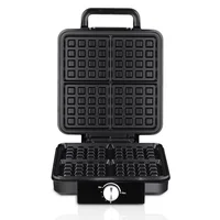 1500W Electric Waffle Maker 4 Pan Double Heating Non-Stick Egg Cake Oven Pancake Egg Waffle Cake Machine for Kid's Snacks 2