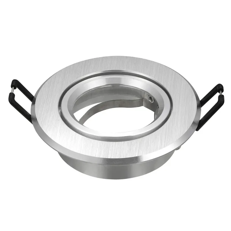 Simple Style Silver Ceiling Round Design GU10 MR16 LED Downlight Fittings Furniture Frames LED Ceiling Light Fixtures Home Decor
