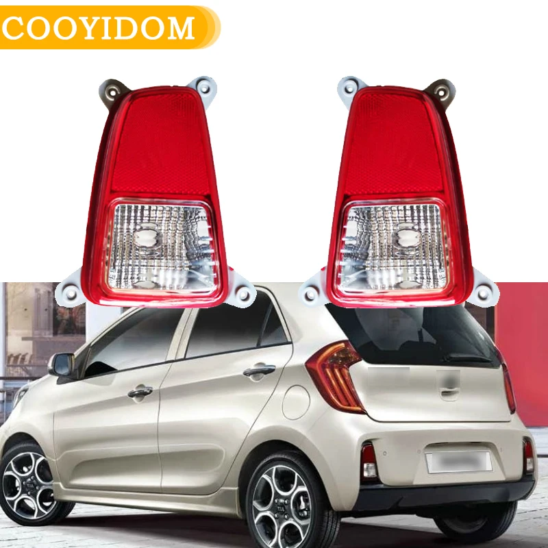 Car Rear Bumper Brake Fog Lights For Kia Picanto Morning 2015 Signal