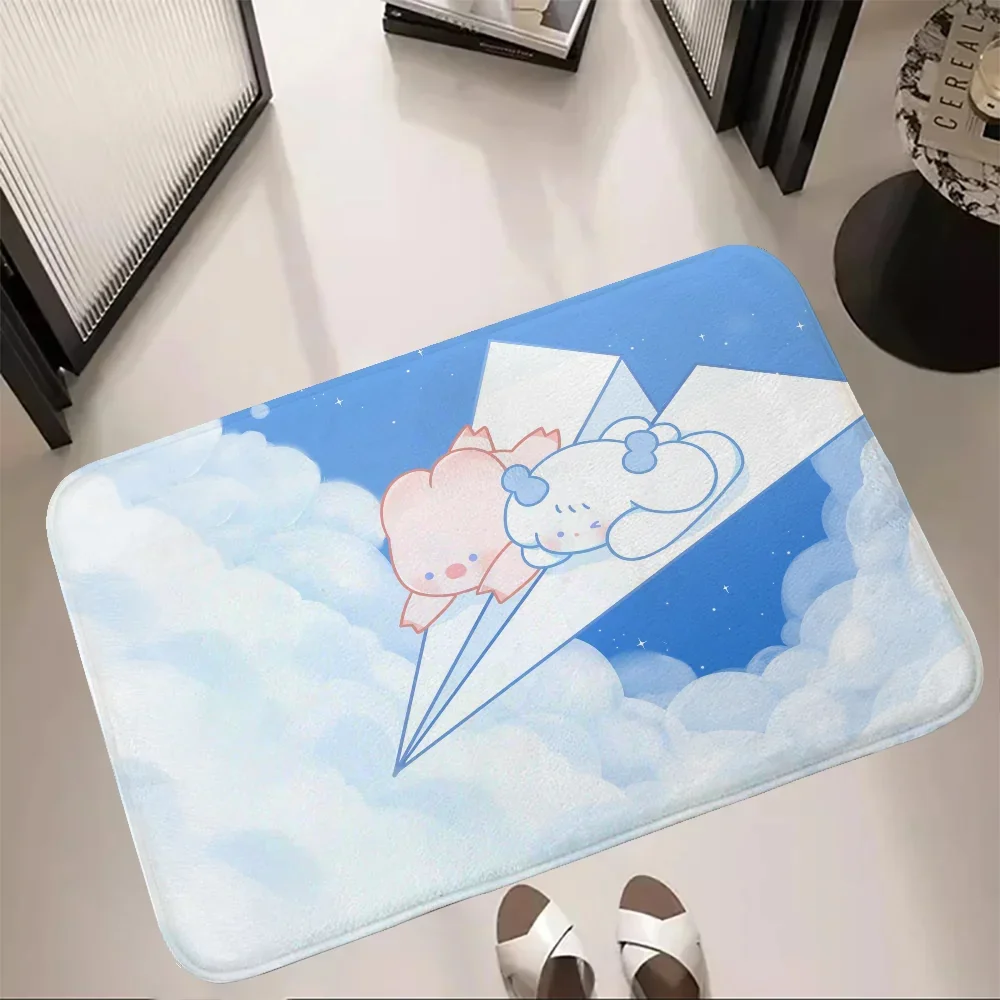 KONI PIG Front Door Mat Floor Entrance Doormat Outdoor House Entrance Mat Bedrooom Carpet for Bathroom Mats Kitchen Rug Carpets 2