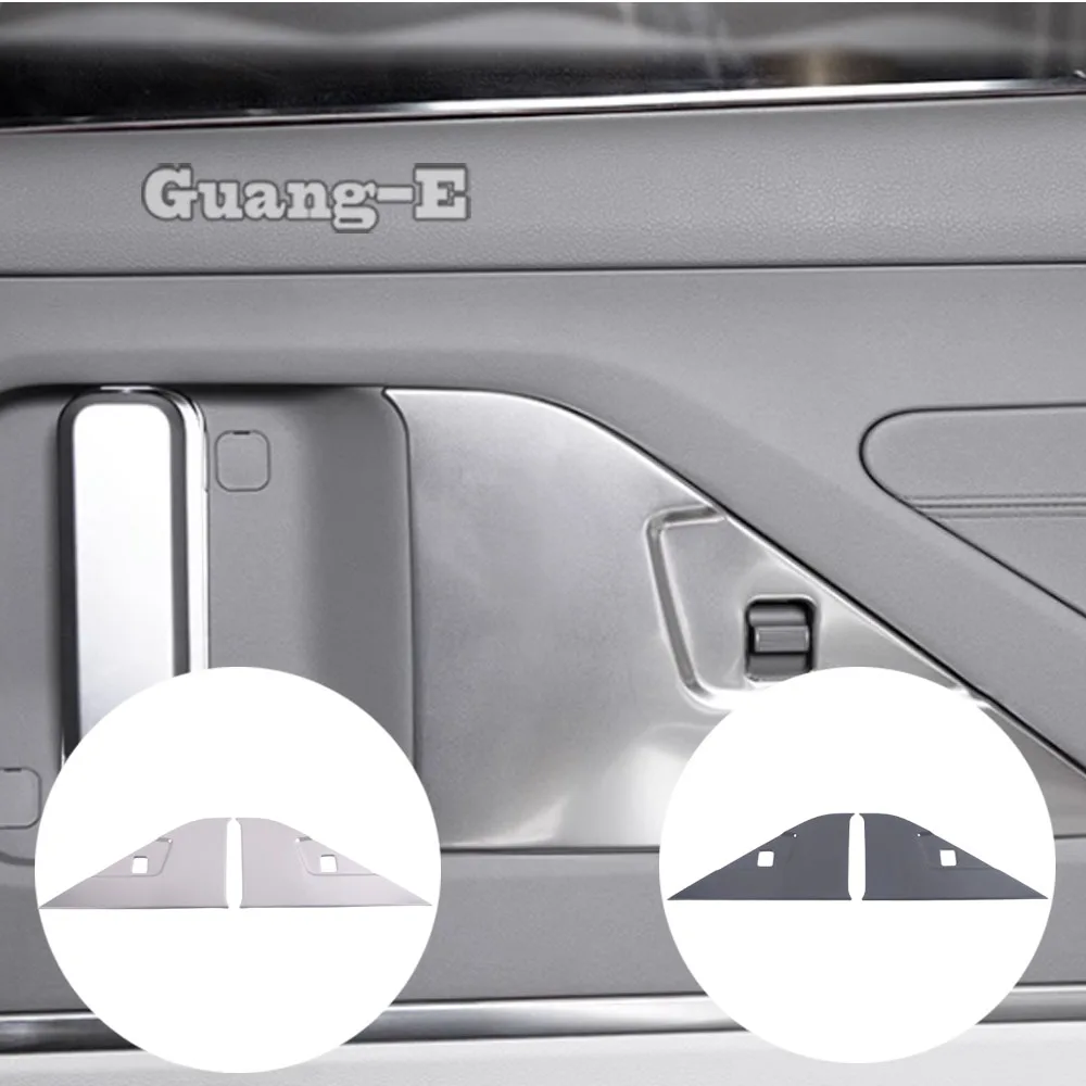 

Накладка на заднюю и внутреннюю дверь автомобиля из нержавеющей стали, наклейка на подлокотник, аксессуары для салона Hyundai Custo 2021 2022 2023