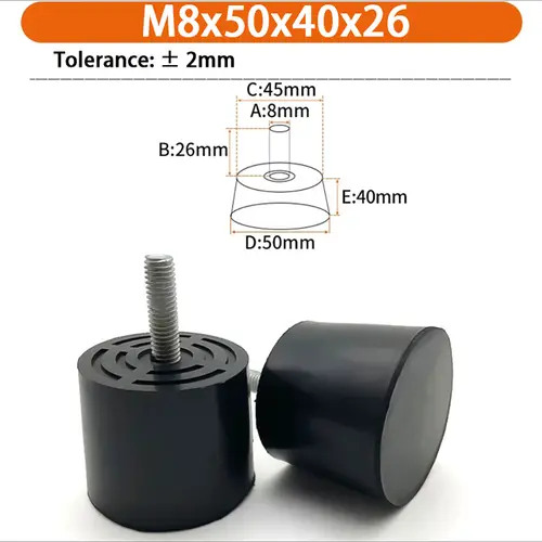 M6 M8 M10 Rubber Adjustable Feet Pad Feet Pad With Screw Table Chair Balck Leveling Foot Pad Furniture Leg Anti-shock Protection - Image 64
