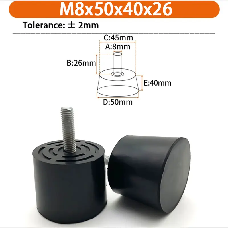 M6 M8 M10 Rubber Adjustable Feet Pad Feet Pad With Screw Table Chair Balck Leveling Foot Pad Furniture Leg Anti-shock Protection - Image 64