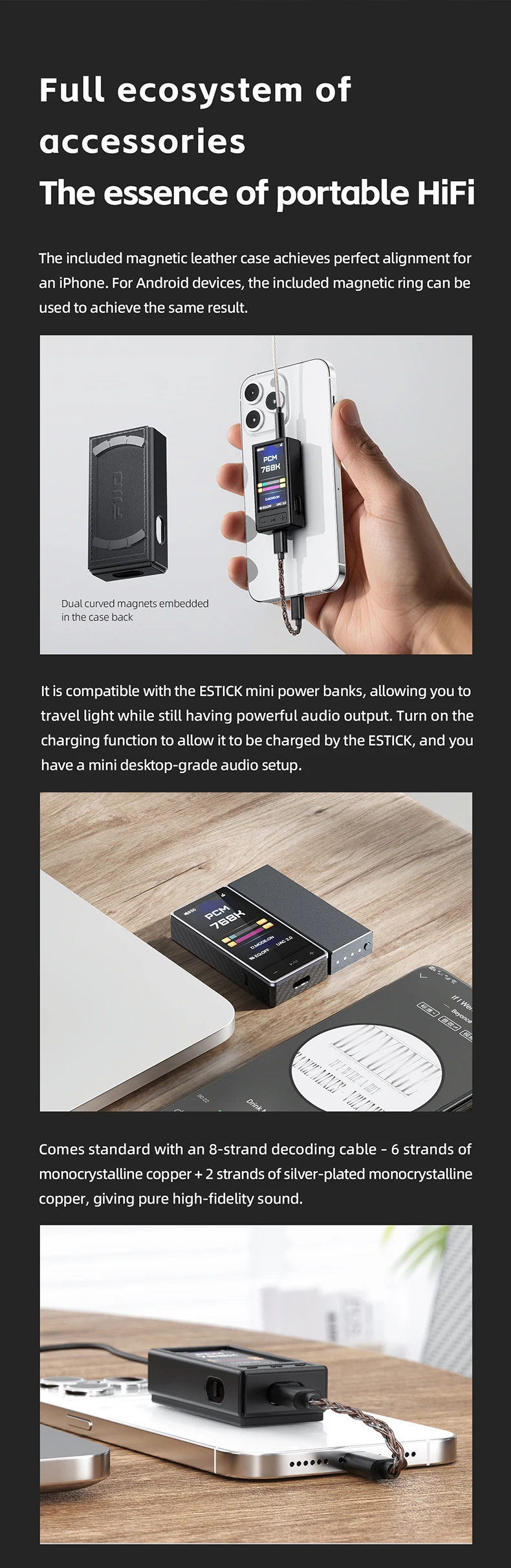 FiiO QX13 8-Channel Dongle DAC 124 S8934d41379ca489f9ba1e74d1e795dc0O