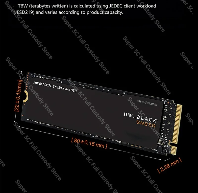 SSD SN850 DW  500GB 1TB 2TB NVMe M.2 SSD PCIe4.0 2280 M2 ϵ ̺, PS5 ̹ Ʈ ǻ ̴ PC ũž 8TB