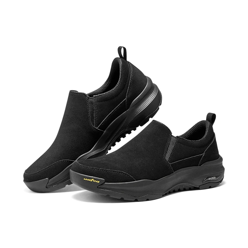 Scarpe Skechers Per Uomo "Go Walk Arch Fit Outoor" Slip-On Scarpe Casual Punta Resistente Alle Collisioni Antiscivolo Resistente All'Usura Adatto