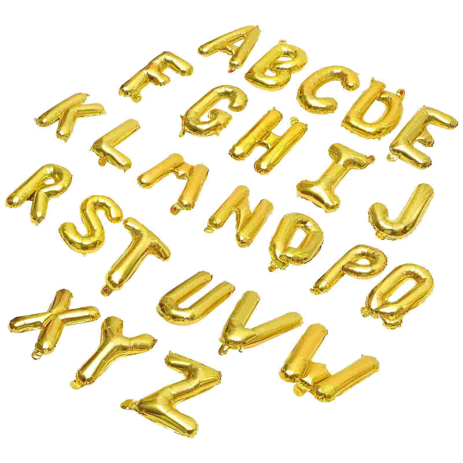 

16inch Alphabet Foil Balloon A-Z Optional 26 Letters Balloons Birthday Wedding Party Festival Decoration Supplies (Golden)