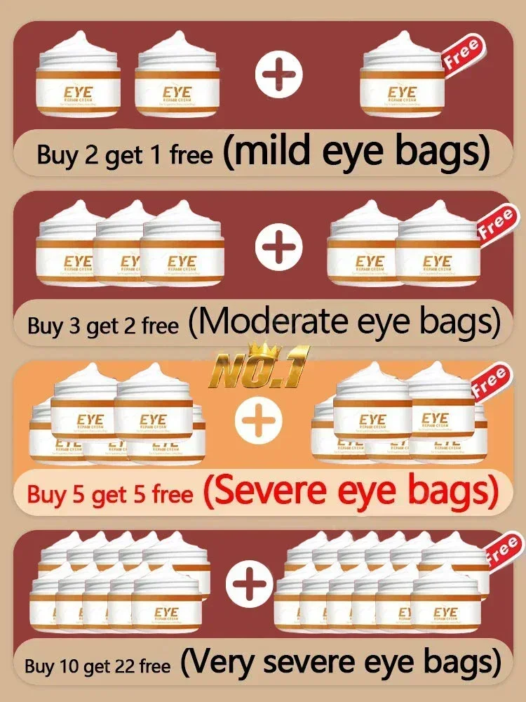 Anti-Wrinkle Eye cream Remove bags Puffiness Dark Circles under eyes Lightening Fine Lines Moisturizing Whitening Skin Care - Image 2