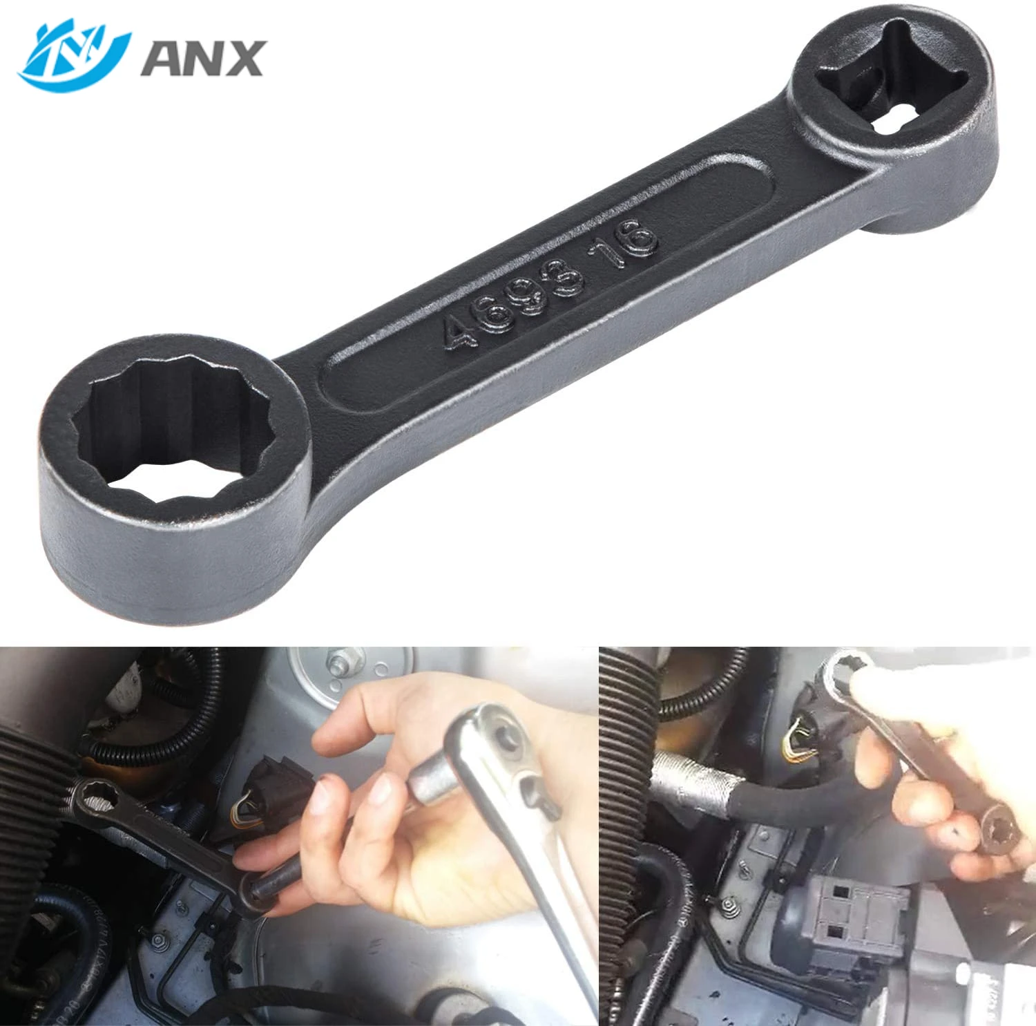 ANX Offset 16mm 4693 Engine Mount Socket Wrench for Mercedes Benz W220/ W210/W203/W221/W211/W204 anx offset 16mm 4693 engine mount socket wrench for mercedes benz w220 w210 w203 w221 w211 w204