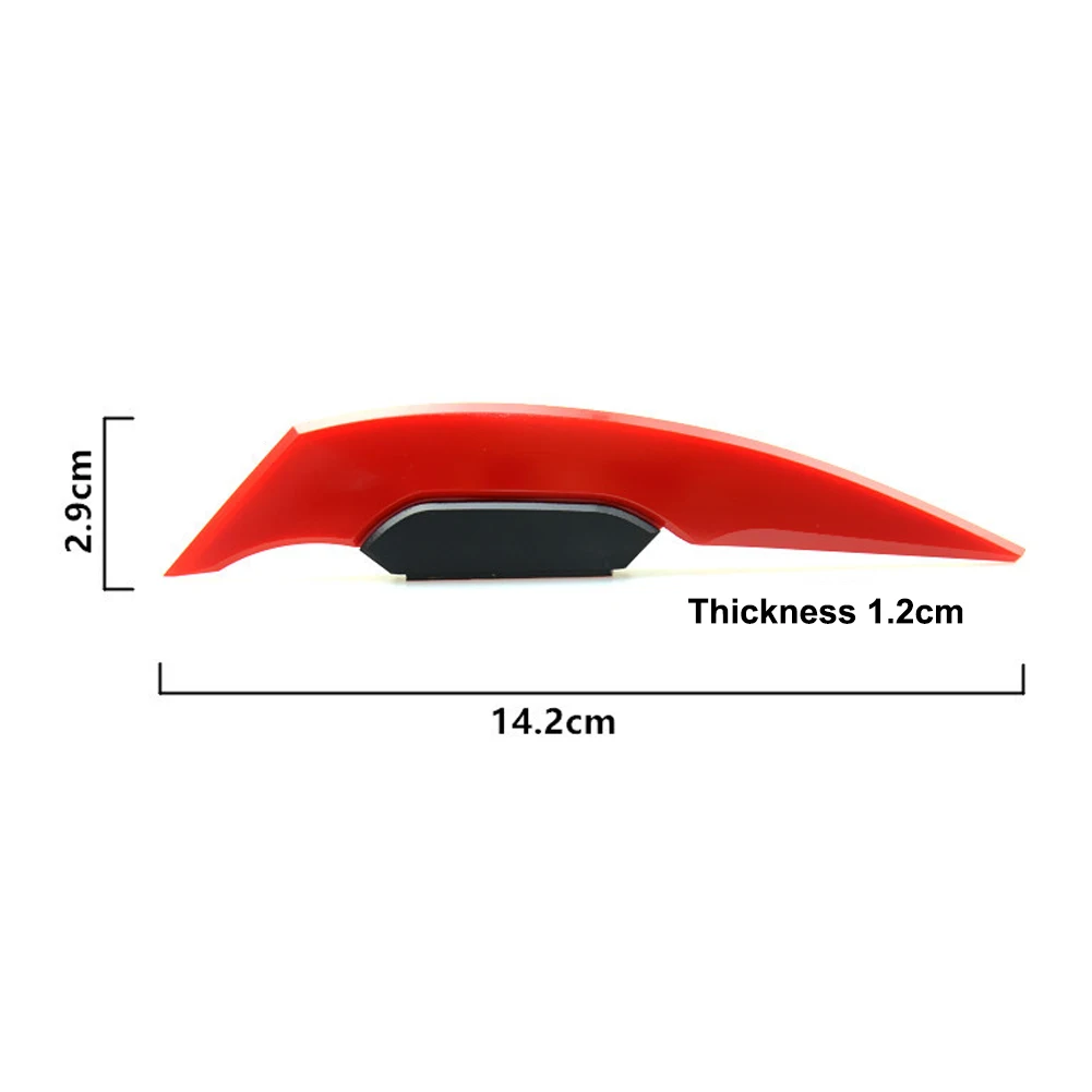Motorcycle Winglet Universal 1Pair Aerodynamic Spoiler Dynamic Wing Adhesive Decoration Sticker for Motorbike Scooter