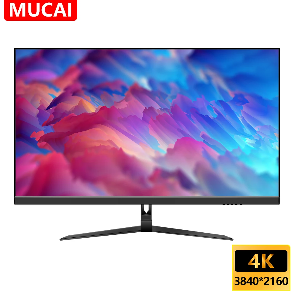 

MUCAI 32 27 Inch PC IPS 4K Monitor LED Display 60Hz UHD Desktop Gaming Computer Screen HDMI-compatible/DP/Audio 3840*2160