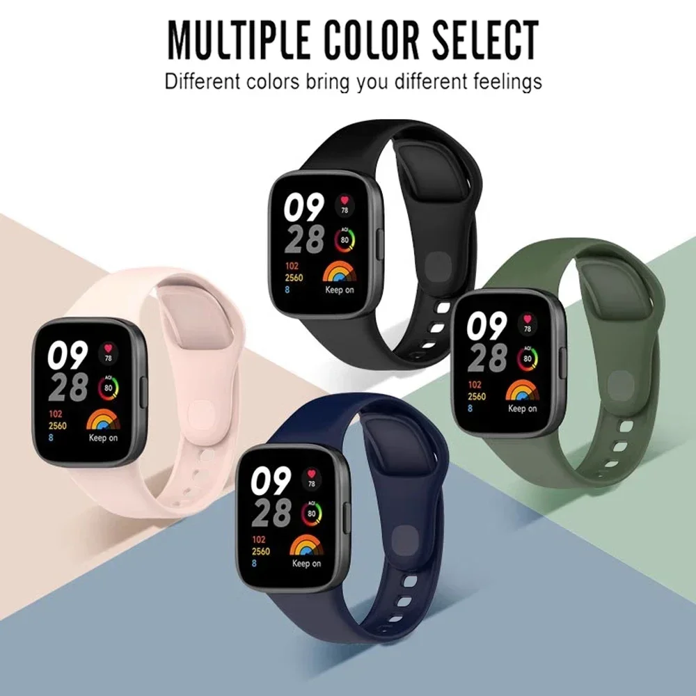 Premium Silicone Replacement Watch Strap - Universal Fit