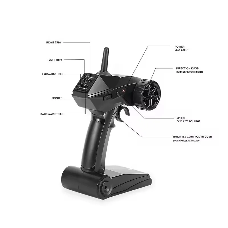 고속 리모컨 레이싱 선박, 2.4Ghz, 25 km/h, 충전식 배터리, 수영장 및 호수용 물 스피드 보트 모델 장난감, 신제품
