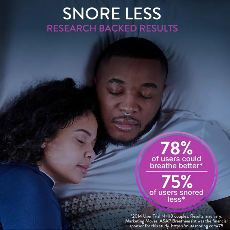 Silicone Nose Clip, Anti Snoring Nasal Dilators, Air Intake Starter Kit, Breathe Easy Improve Sleeping for Adult and Children