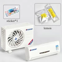 Un ensemble de parfum de voiture à énergie solaire, parfum, modèle unique, partenaire citron, sortie d'air automatique, µ, longue durée 5