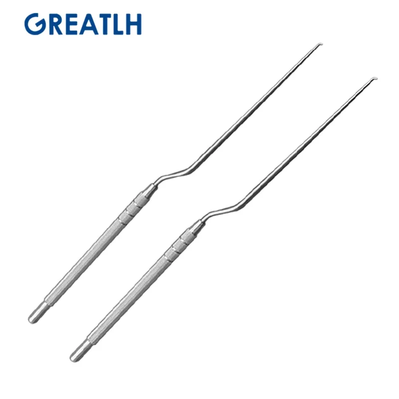 Ear Extraction Instrument Stainless Steel Cerumen Hook Ear Use Hook Gun Type Hospital ENT