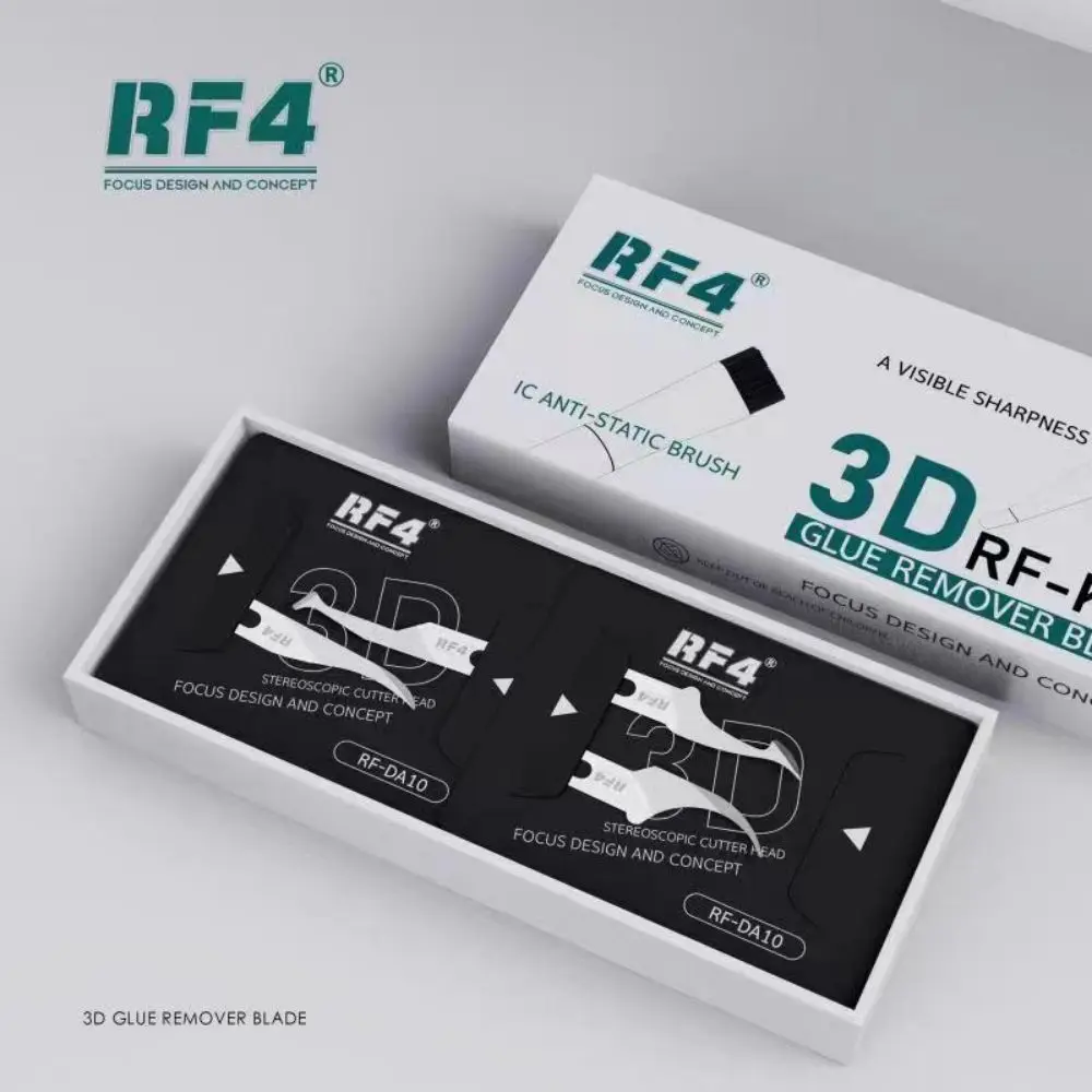 3D 블레이드 및 브러시 다기능 Tn 스크래핑 칩, CPU IC 하드 디스크 레이어드 엣지 스크래핑 PCB 보드 수리, RF4 RF-KB11, 2 인 1