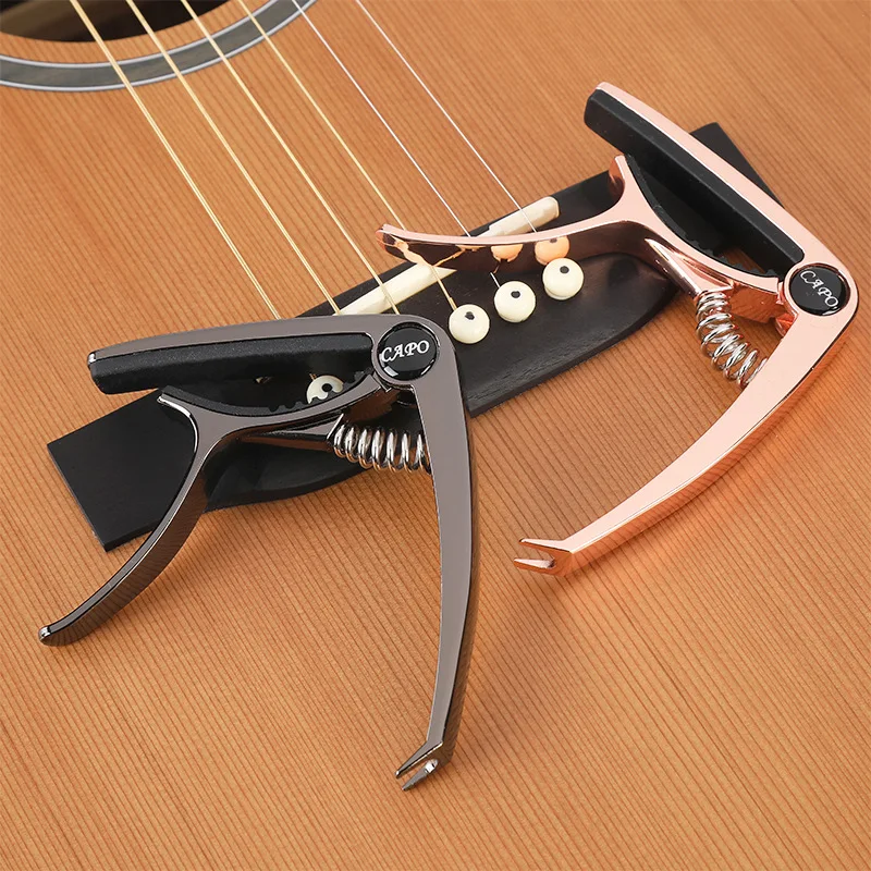 Premium Aluminum Alloy Guitar Capo - Professional Key Trigger for Acoustic & Electric Instruments