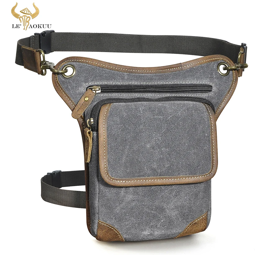

2022 холст + Оригинальный кожаный дизайн, маленькая сумка-слинг, многофункциональная забавная поясная сумка, сумка для мужчин 211-1