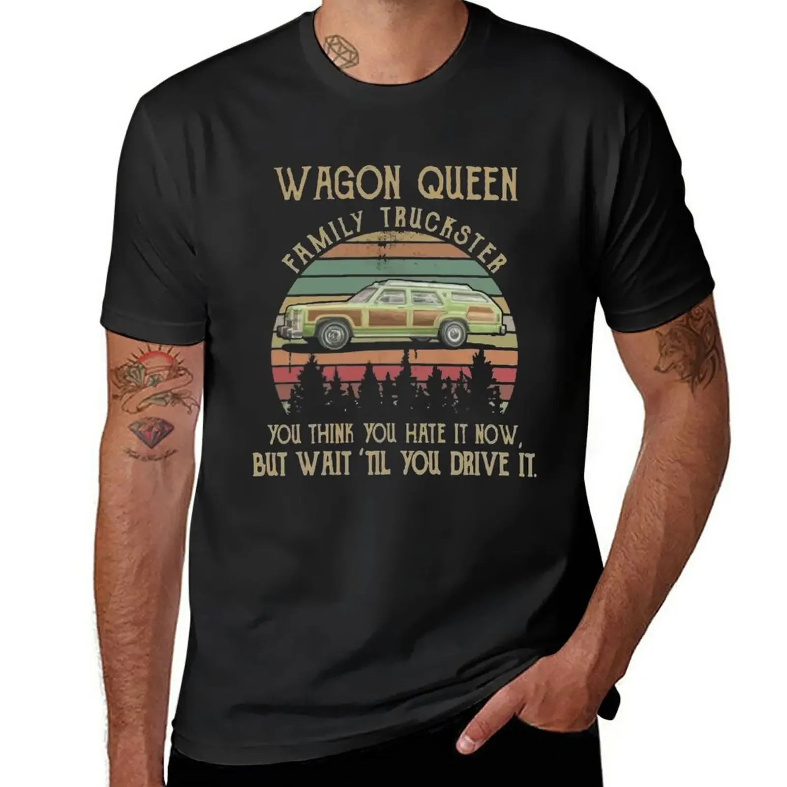

Wagon Queen Family Truckster Vintage T-Shirt summer clothes graphics new edition vintage heavy weight t shirts for men