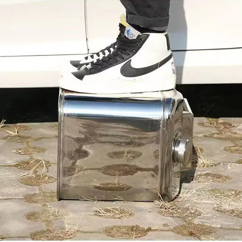 30L 201 Stainless Steel Fuel Tank Portable Car Oil Catch Can Motorcycle Truck Fuel Container Car Internal Spare Parts Gasoline
