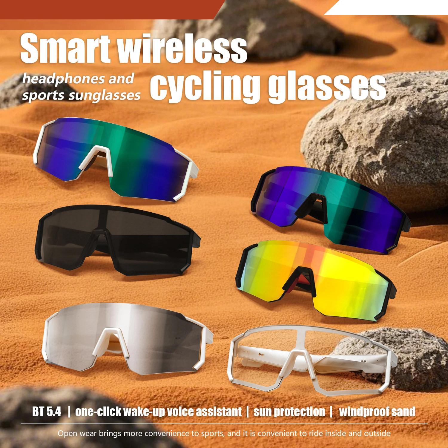 LIGE Cycling Outdoor Sport Bluetooth Call Smart Sunglasse Mountain Bike Glasses Driving Climbing Road Fishing Motorcycle_voghion.com