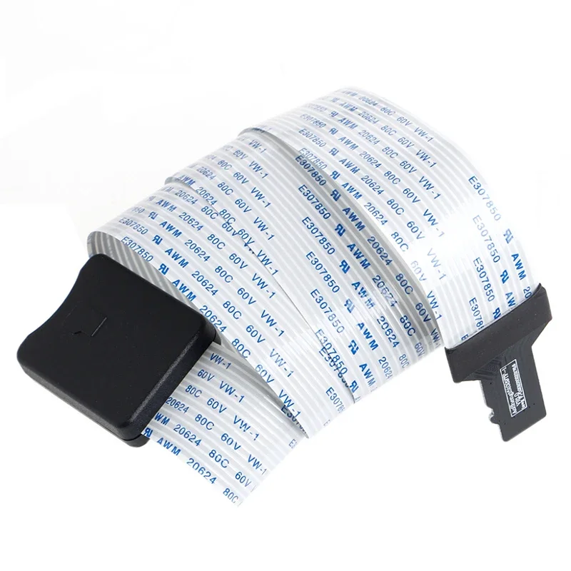 Cavo Prolunga Adattatore Flessibile 48cm Da Micro SD A SD Per Auto