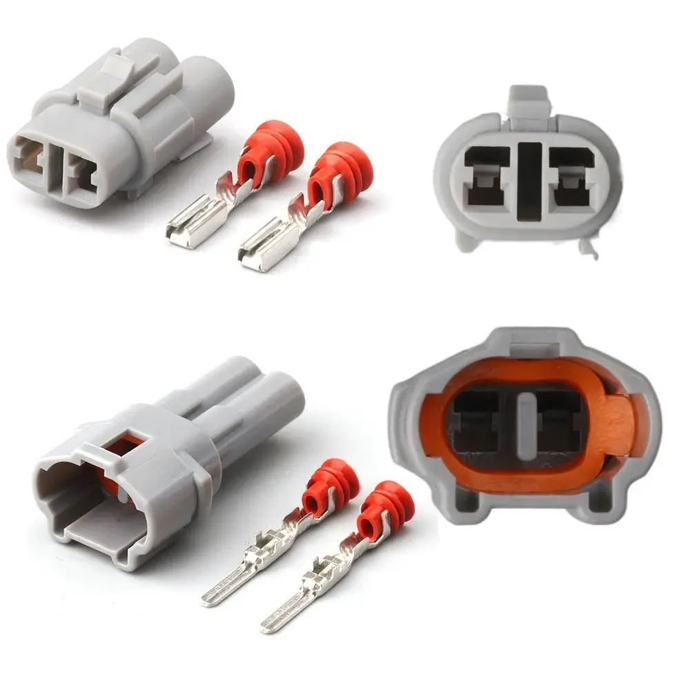 Sumitomo-arnés de cables impermeable para coche, conector macho y hembra de 2 pines, color gris, 6187-2311, 6180-2321