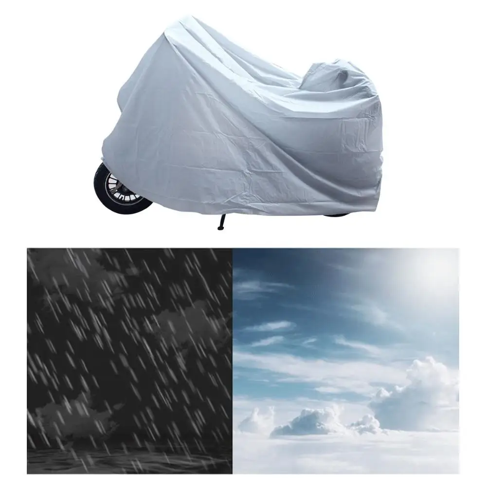 Motorcycle Cover Outdoor Indoor Protective Waterproof Bike Scooter Rain Dust UV Proof Sun Protection Case For Motorbike