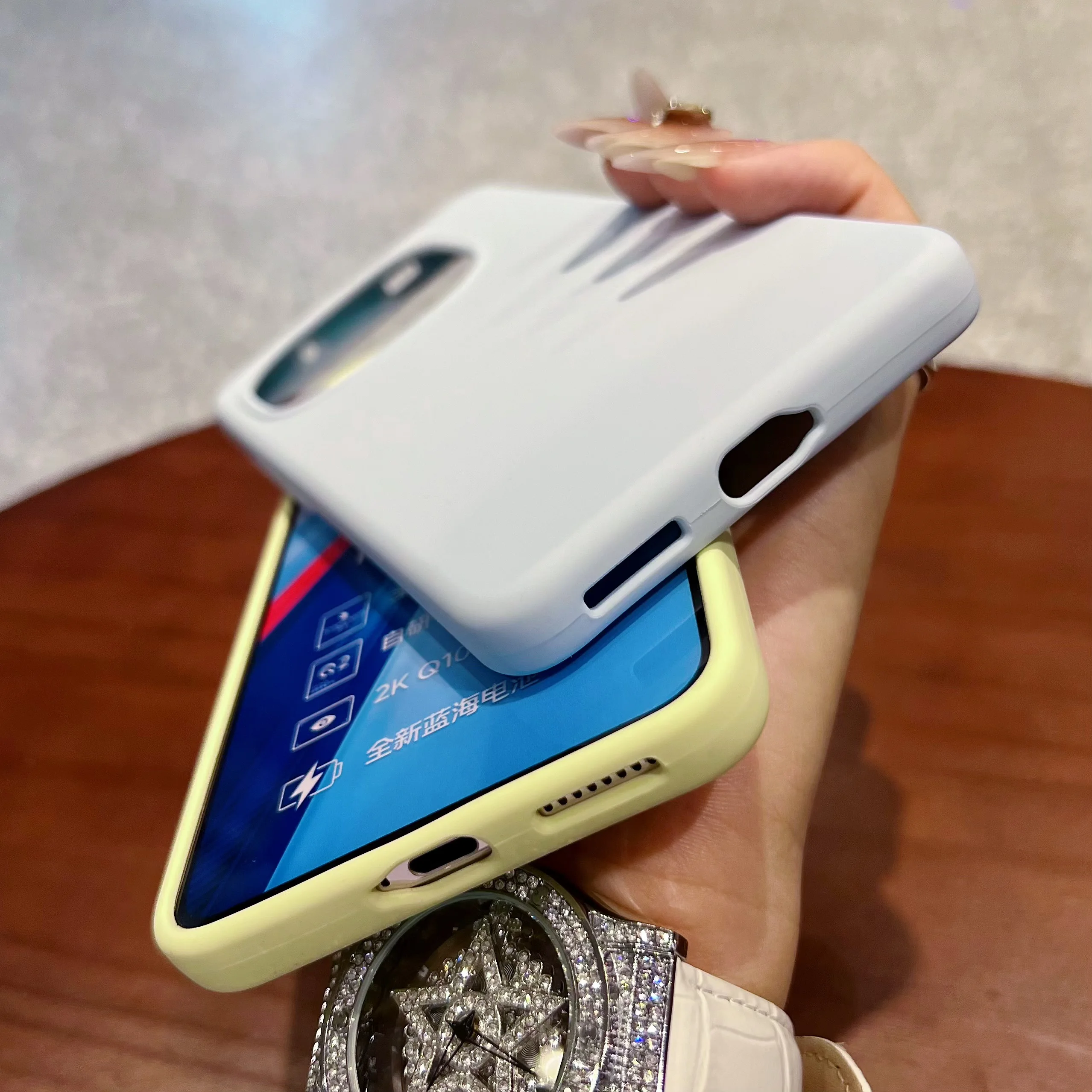 Soft Liquid Silicone Case, Slim Microfiber Lined Protective Cover with Retail Packaging